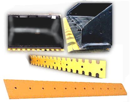 serrated cutting edge for skid steer bucket|replacement cutting edges for buckets.